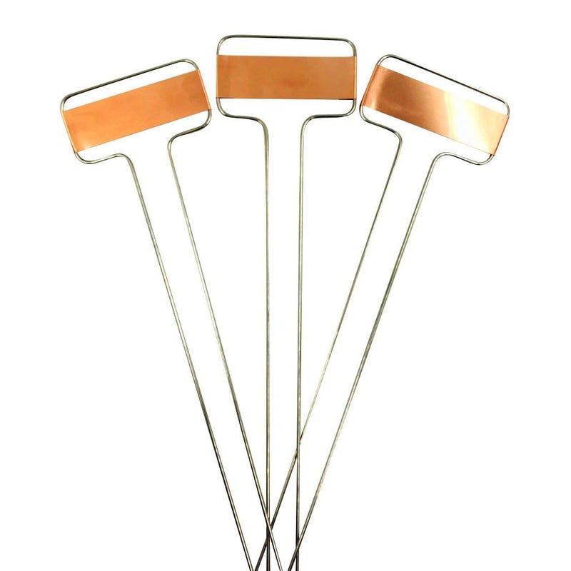 Ugold - Pack of 30 Copper Plant Labels for Garden, Metal Plant Markers Nameplate, Plant Tags for Outdoor and Potted Plants (10" x 2.6") - Image 3